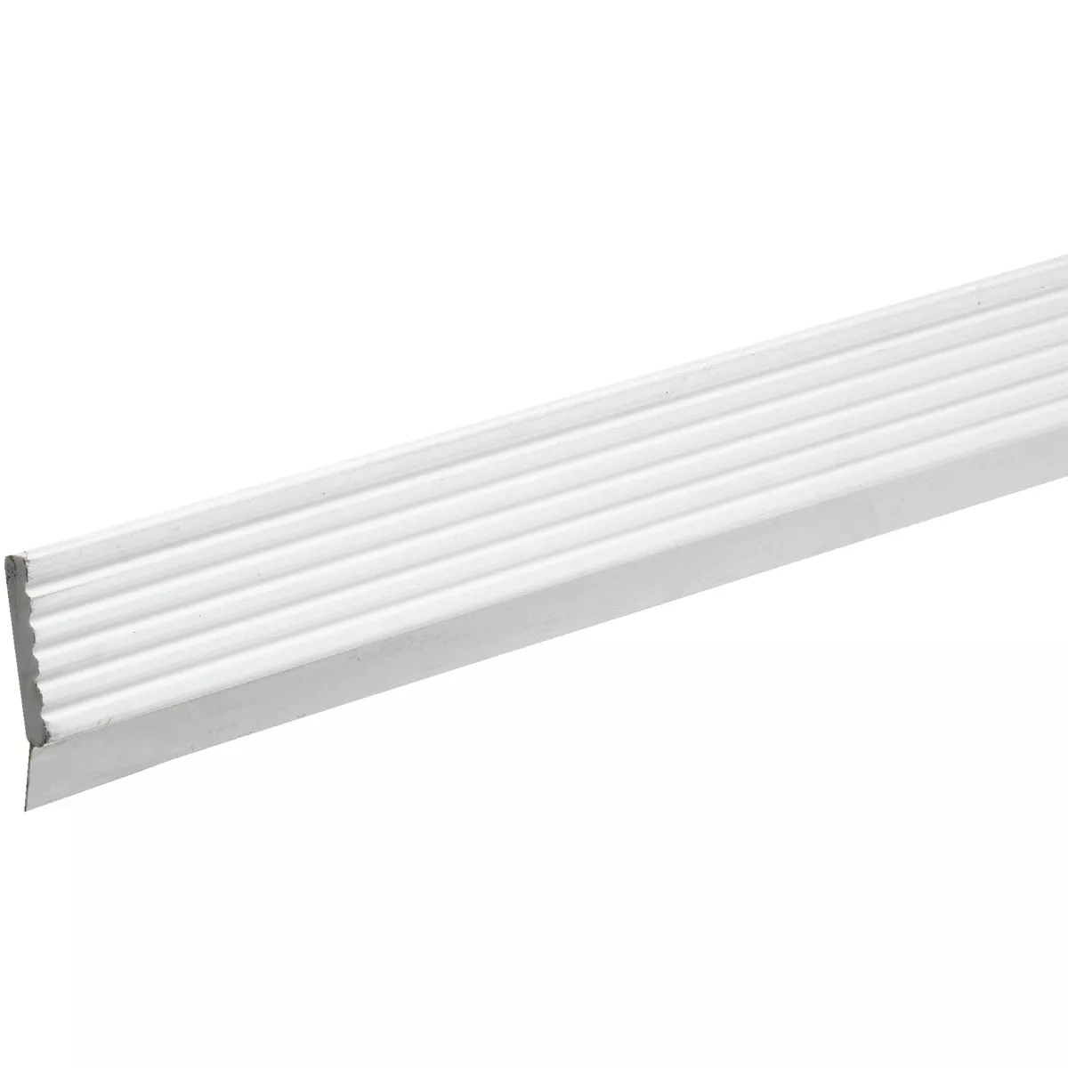 Frost King 3 In. x 9 Ft. White Vinyl Top and Side Garage Door Seal with Sweep