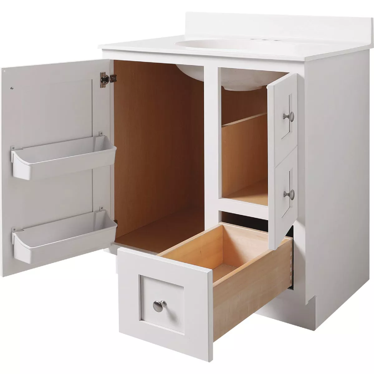 Bertch Storage Solutions 30 In. W x 34-1/2 In. H x 21 In. D Harbor Vanity Base without Top, 2 Door/1 Drawer - photo 3