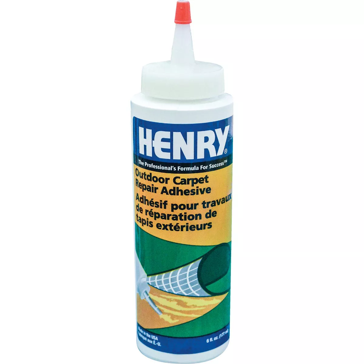 Henry Outdoor Carpet Repair Adhesive, 6 Oz.