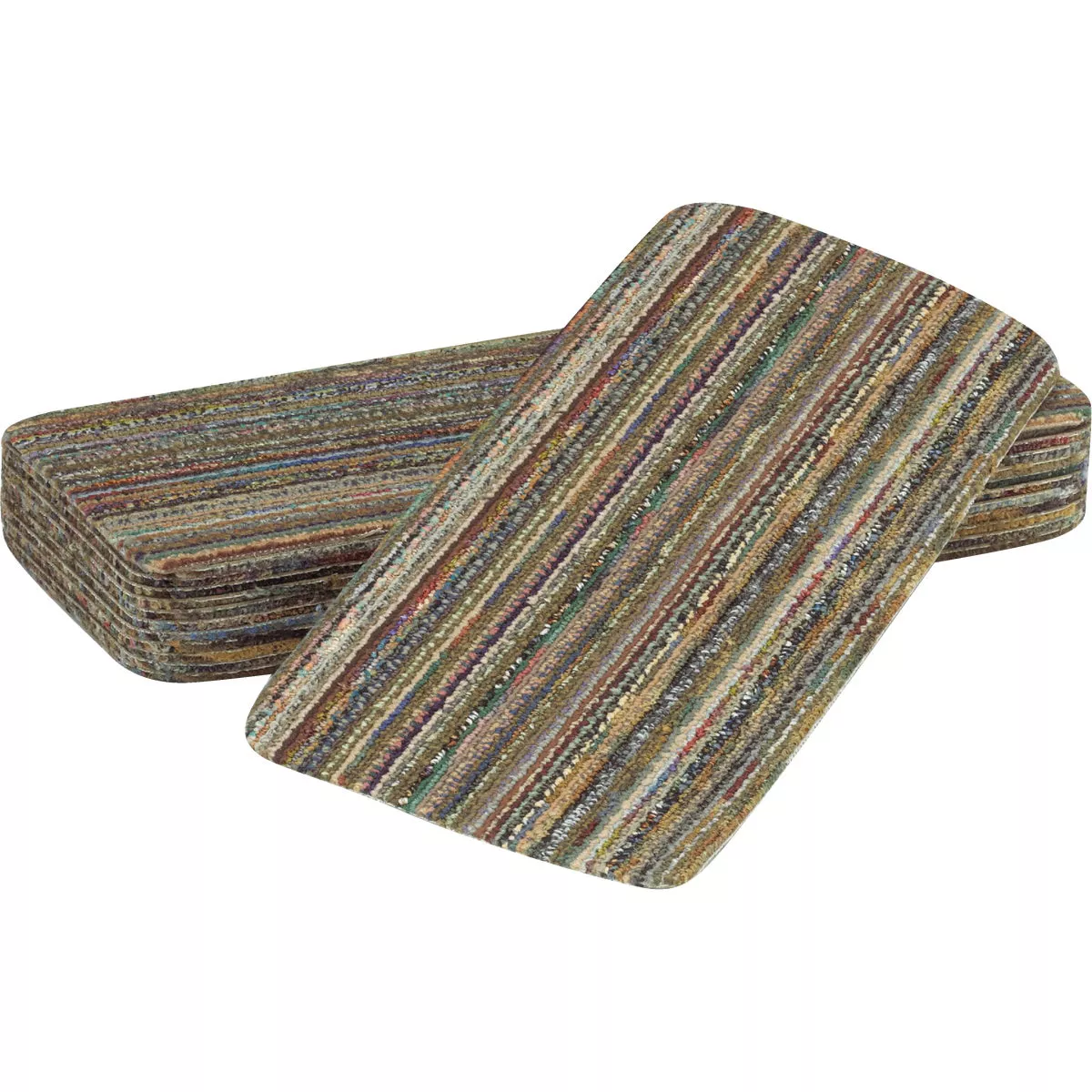 Dynasty Saf-T-Treads Assorted Colors 8 In. x 18 In. Carpet & Rug Stair Tread (13-Pack)