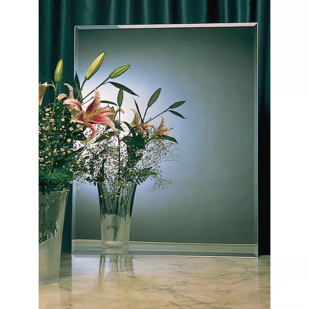 Erias Home Design 20 In. W. x 24 In. H. Frameless Beveled Edge Wall Mirror - photo 2