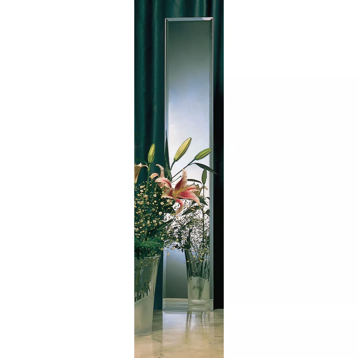 Erias Home Designs 16 In. W. X 60 In. H. Frameless Beveled Edge Door Mirror - photo 2