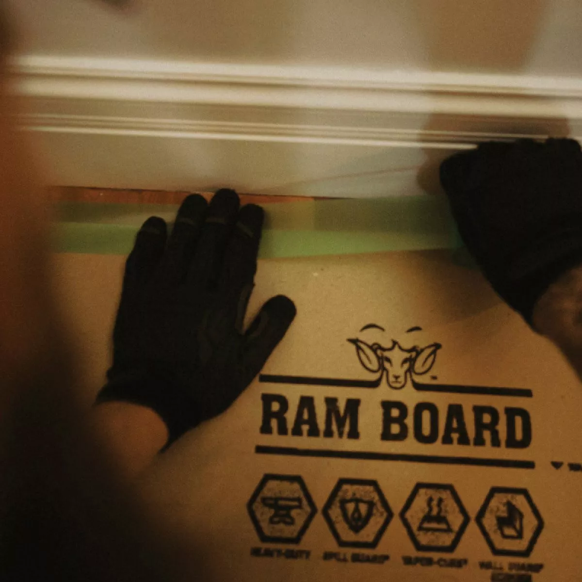 Ram Board 2 In. W x 164 Ft. L 90-Day Clean Release Edge Floor Protection Tape - photo 5