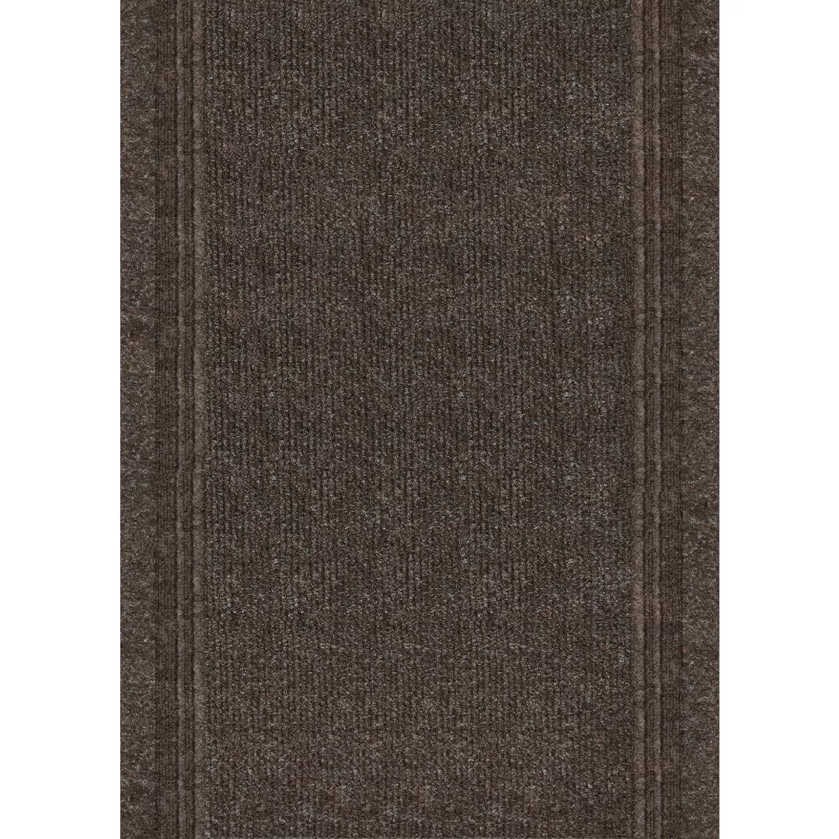 Multy Home Tracker 26 In. x 60 Ft. Brown Carpet Runner, Indoor/Outdoor