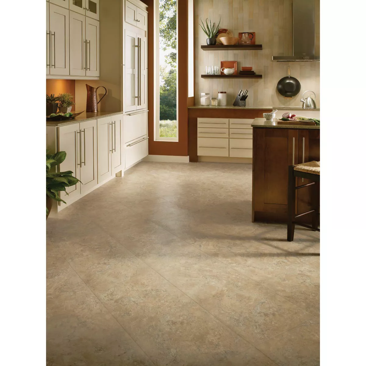 Home Impressions Sand Scape 12 In. x 12 In. Textured Vinyl Floor Tile (30 Sq. Ft./Box) - photo 2