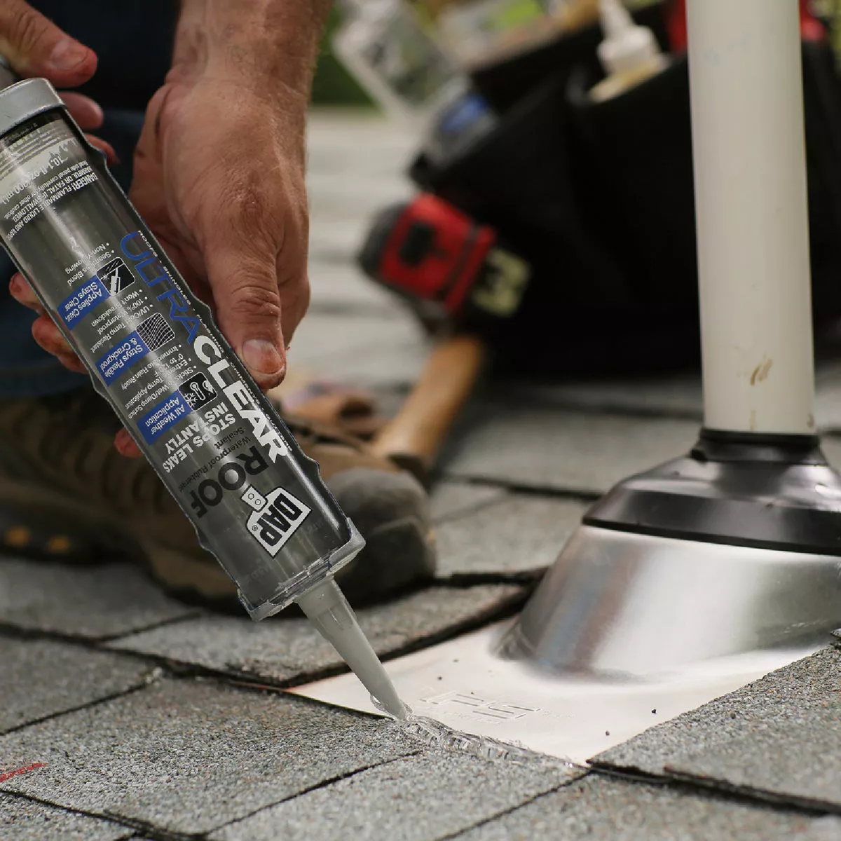 Dap Ultra Clear Roof 10.1 Oz. Waterproof Rubberized Roof Sealant - photo 4