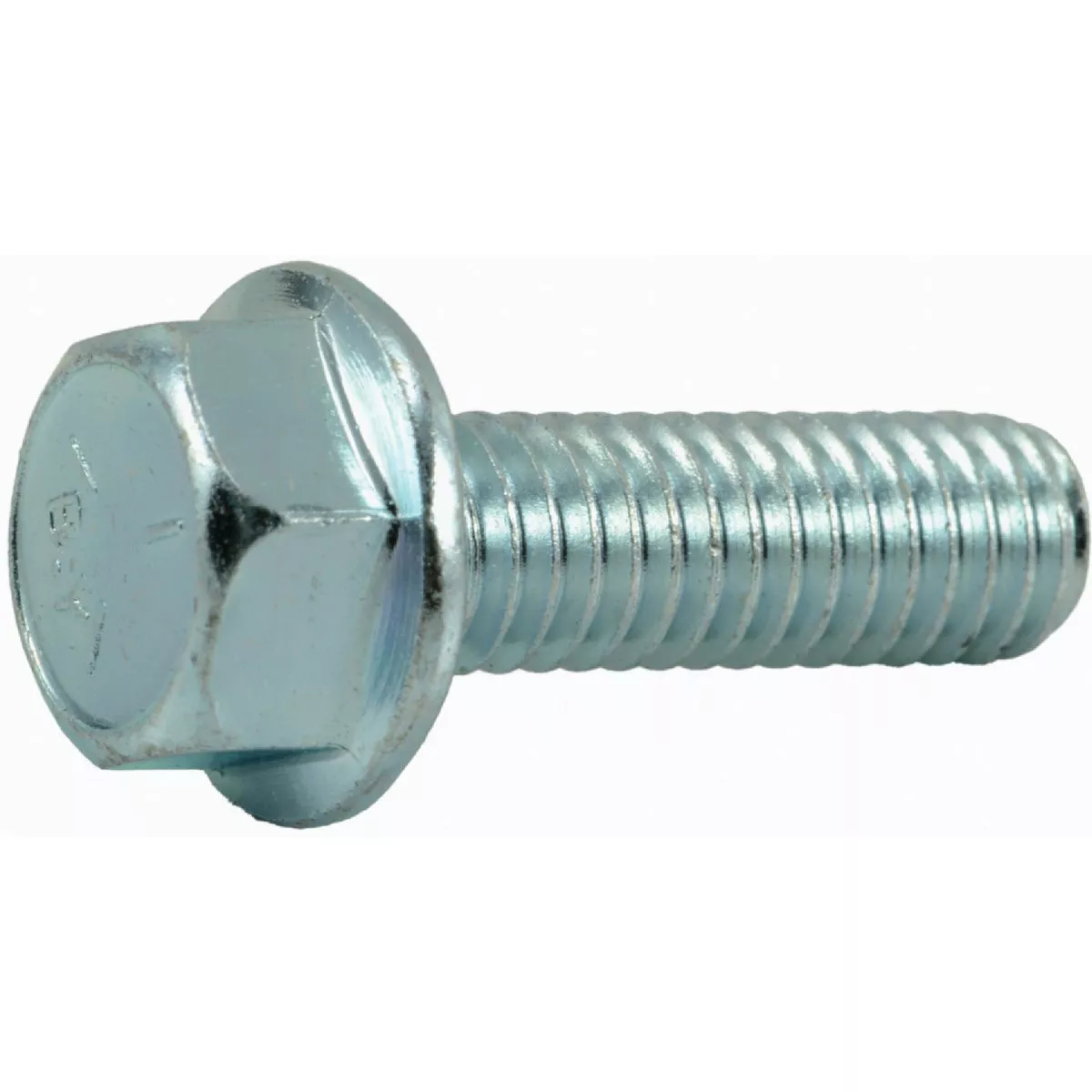 Midwest Fastener 3/8 In.-16 x 7/8 In. Zinc Plated Grade 5 Steel Coarse Thread Hex Washer Head Serrated Flange Bolts (8 Ct.)-