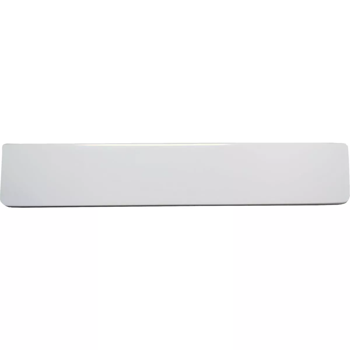 Modular Vanity Tops 3-1/2 In. H x 22 In. L Solid White Cultured Marble Side Splash, Universal - photo 2