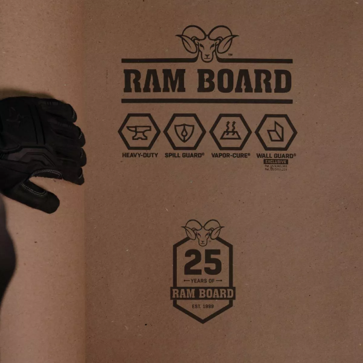 Ram Board 38 In. W x 100 Ft. L Temporary Floor Protector - photo 2