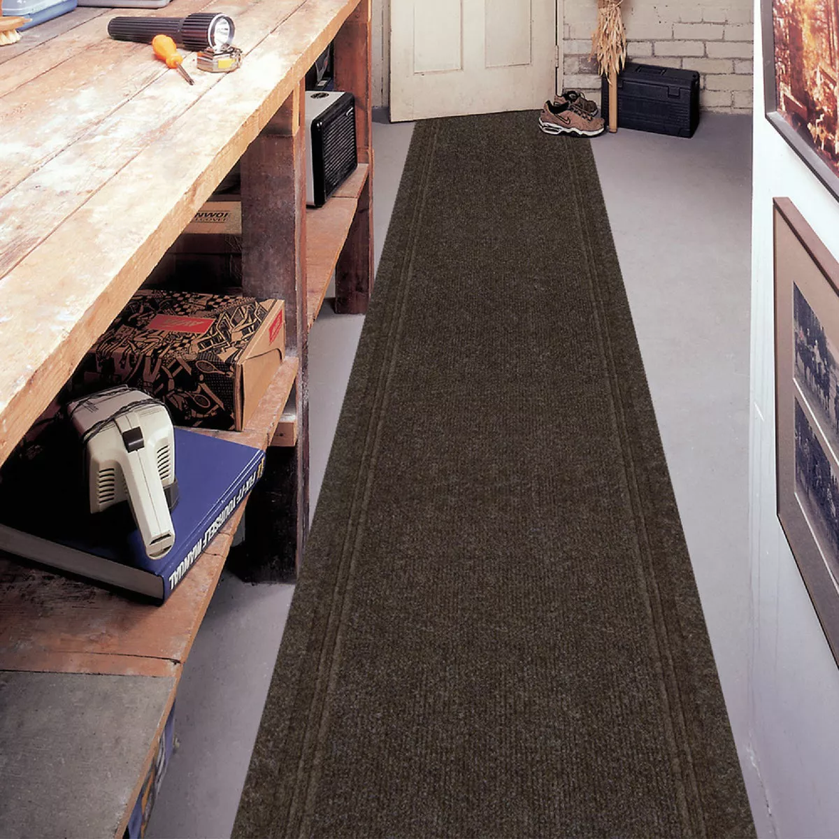 Multy Home Concord 26 In. x 50 Ft. Tan Carpet Runner, Indoor/Outdoor - photo 6