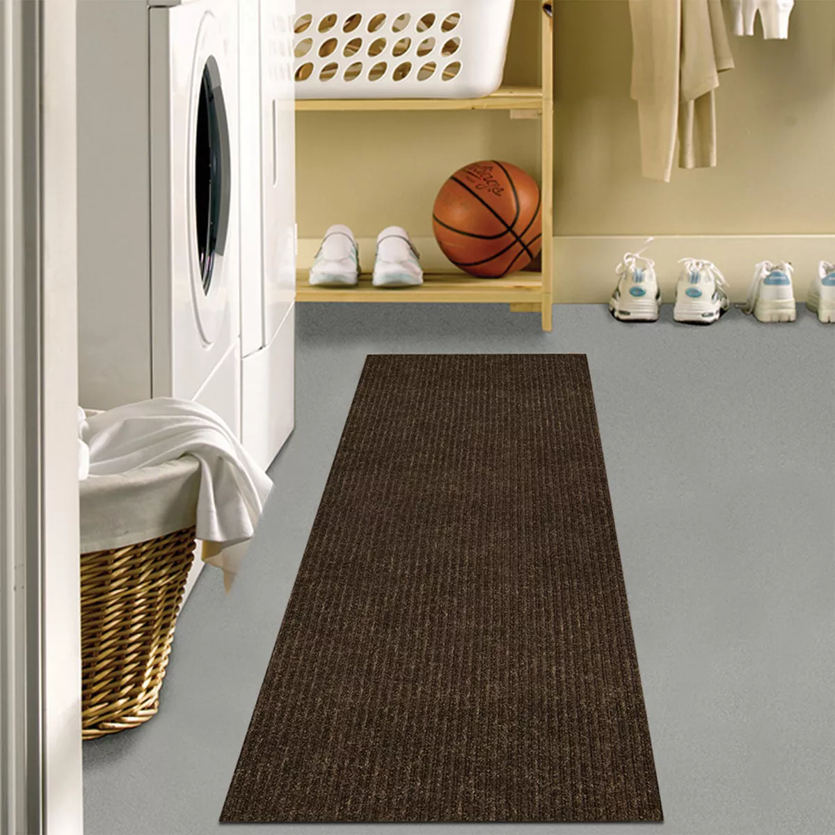 Multy Home Concord 26 In. x 50 Ft. Tan Carpet Runner, Indoor/Outdoor - photo 7