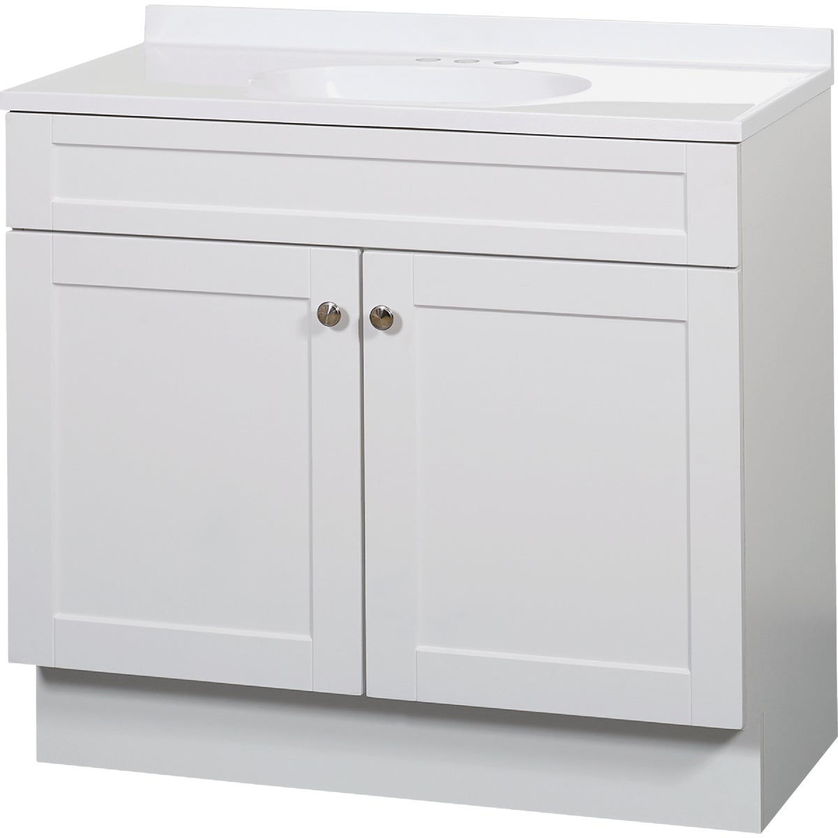 Zenith Zenna Home White 36 In. W x 35 In. H x 18 In. D Shaker Vanity