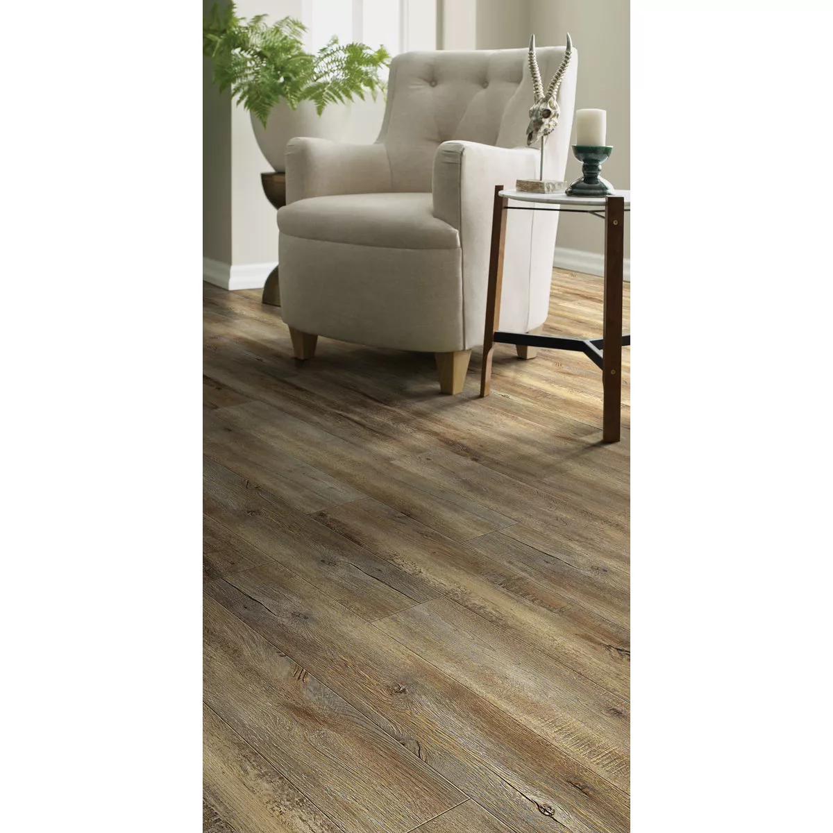 Floorte Pro Impact 306C Modeled Oak 7 In. W x 48 In. L Vinyl Rigid Core Floor Plank (27.74 Sq. Ft./Case) - photo 2