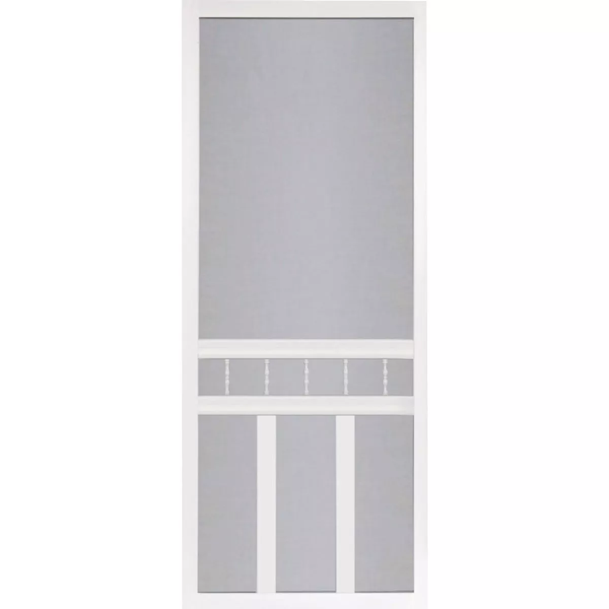 Screen Tight Waccamaw 32 In. W x 80 In. H x 1 In. Thick White Vinyl Screen Door