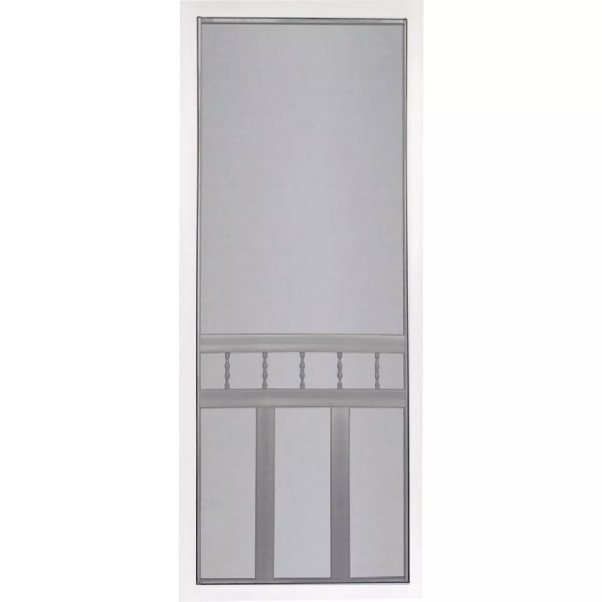 Screen Tight Waccamaw 32 In. W x 80 In. H x 1 In. Thick White Vinyl Screen Door - photo 2
