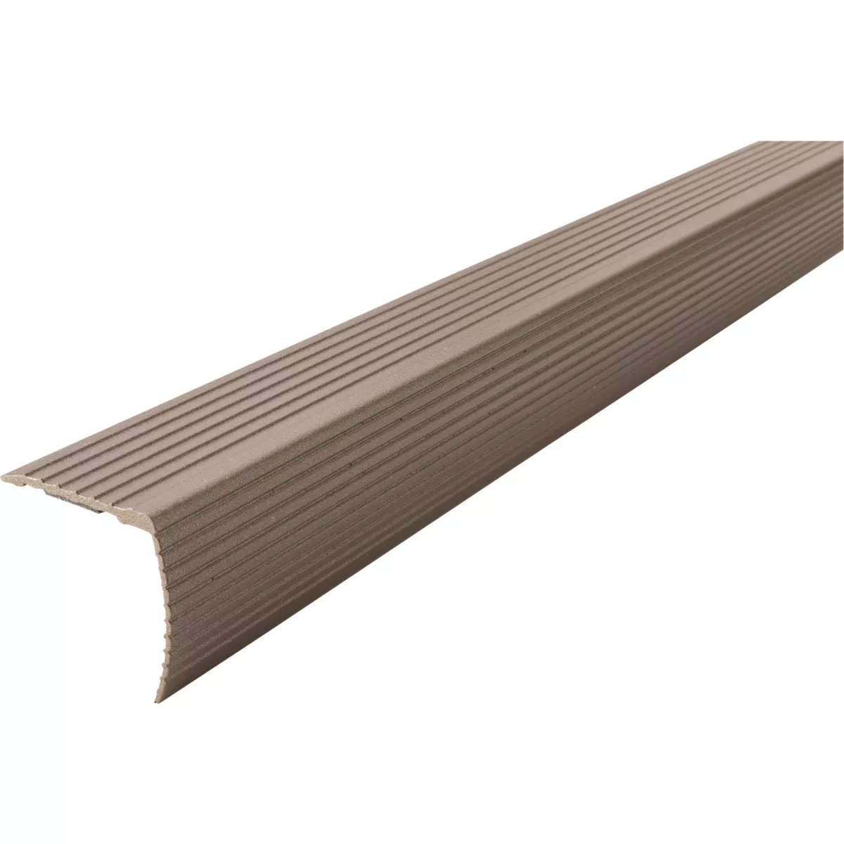 M-D Building Products 36 In. Spice Aluminum CINCH Fluted Stair Edging