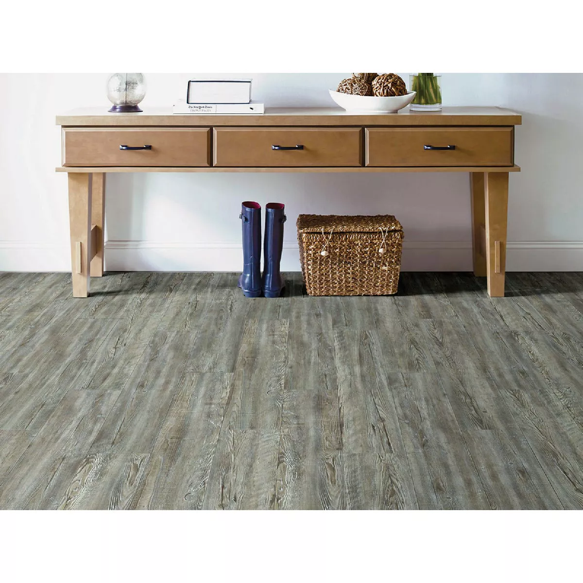 Shaw Floorte Pro Weathered Barnboard 7 In. W x 48 In. L Vinyl Rigid Core Floor Plank (27.73 Sq. Ft./Case) - photo 2