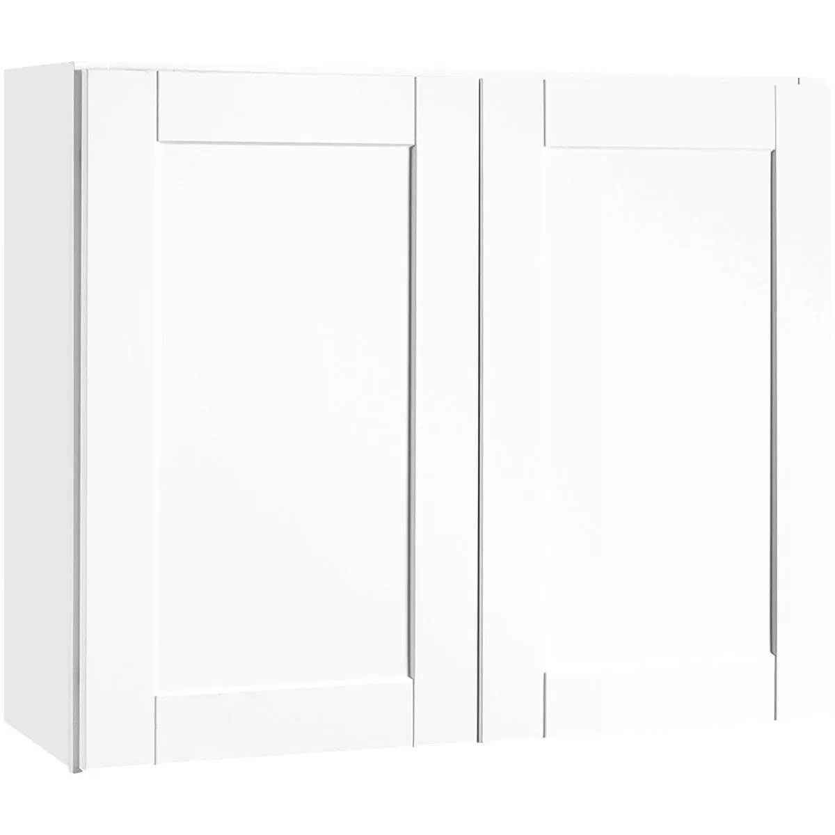 Continental Cabinets Andover Shaker 36 In. W x 12 In. D x 30 In. H White Thermofoil Wall Kitchen Cabinet