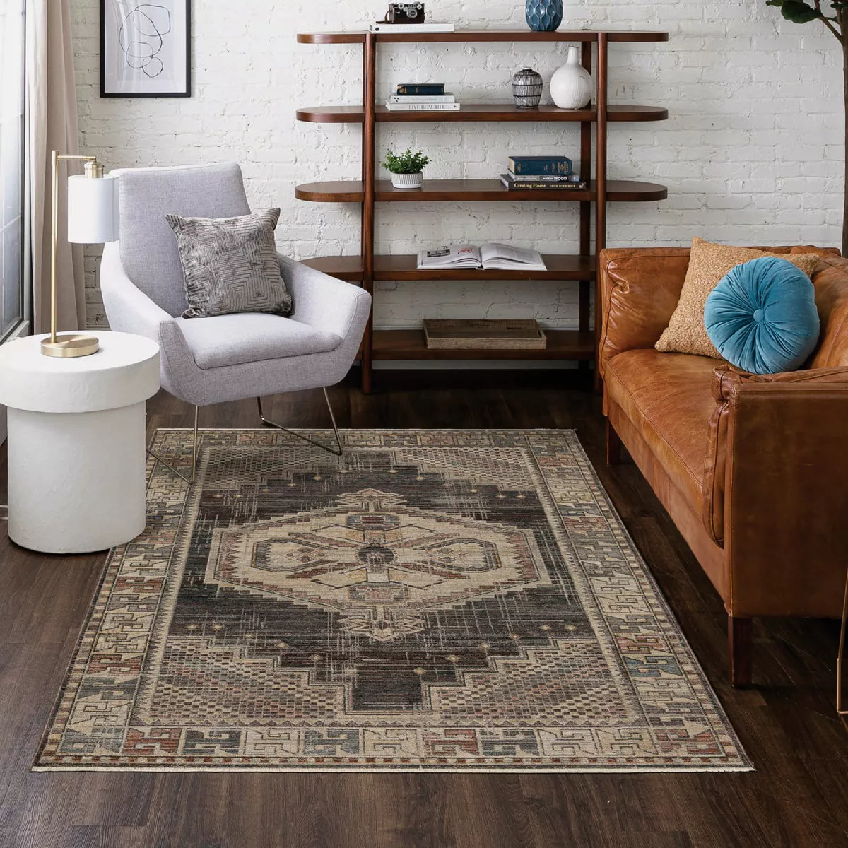 Mohawk Home Marash Medallion Mocha 23 In. x 96 In. Runner - photo 2