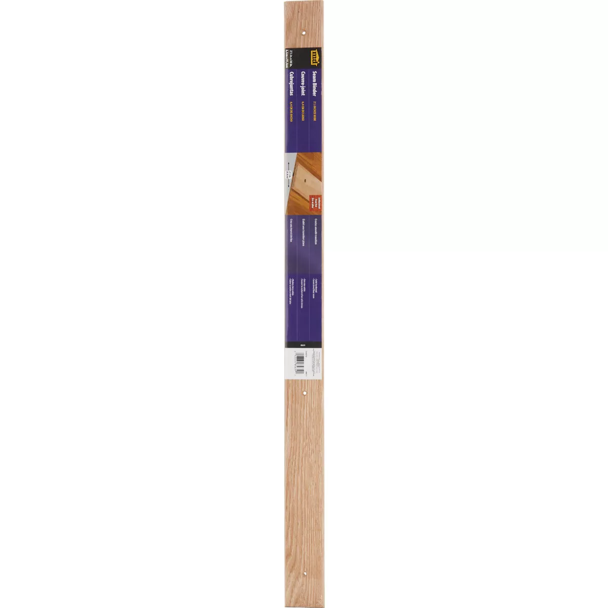 M-D Building Products 2-1/2 In. x 36 In. Unfinished Hardwood Seam Binder with Screws - photo 2