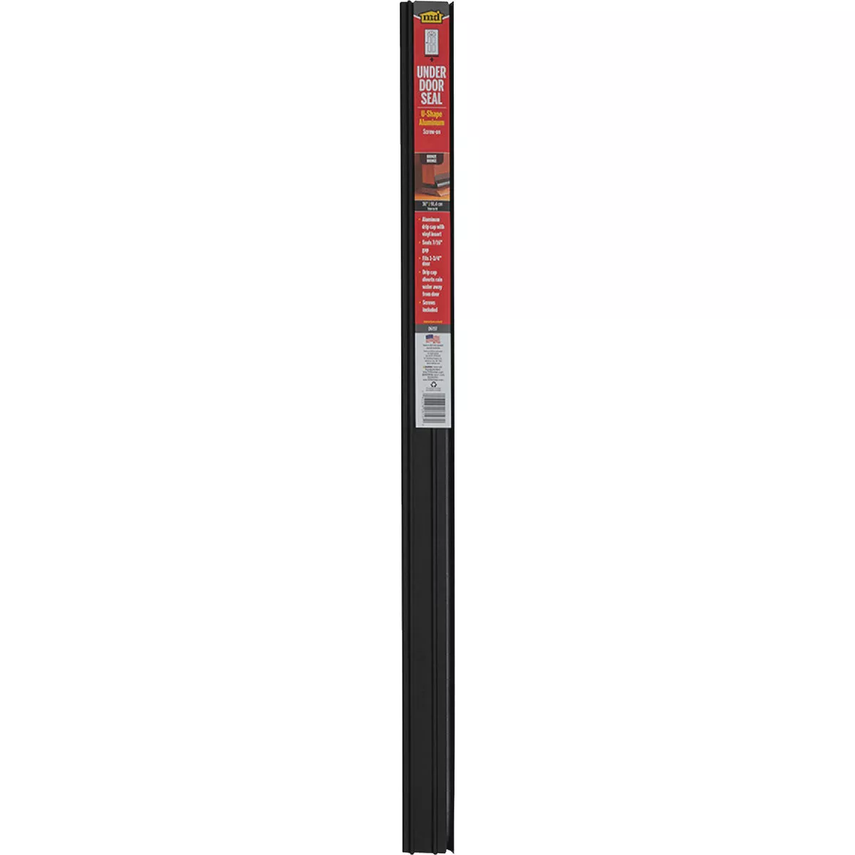 M-D Building Products 2.25 In. W. x 1.375 In. H. x 36 In. L. Aluminum Bronze Door Bottom - photo 2