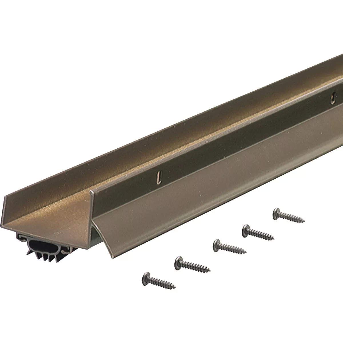 M-D Building Products 2.25 In. W. x 1.375 In. H. x 36 In. L. Aluminum Bronze Door Bottom - photo 4