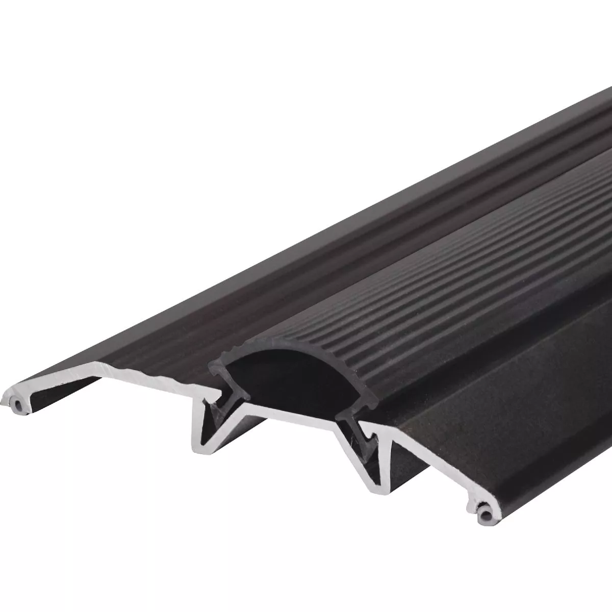 M-D Building Products 3-3/4 In. x 3/4 In. x 36 In. Bronze Aluminum and Vinyl Heavy-Duty Low-Profile Threshold - photo 3