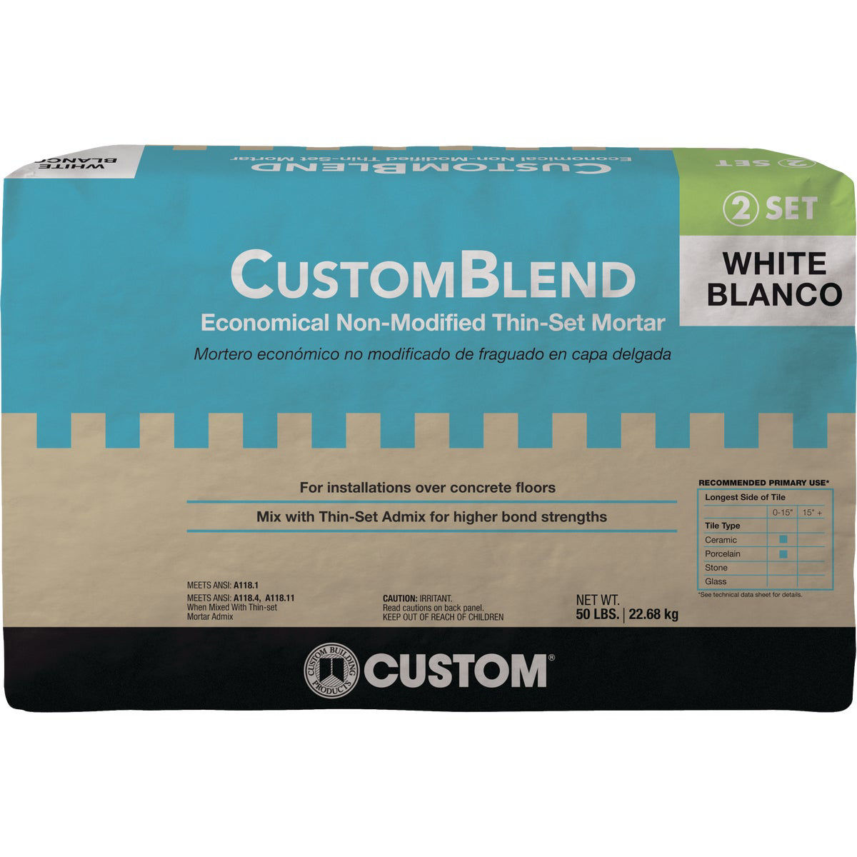CustomBlend 50 Lb. White Mortar Mix Do it Best