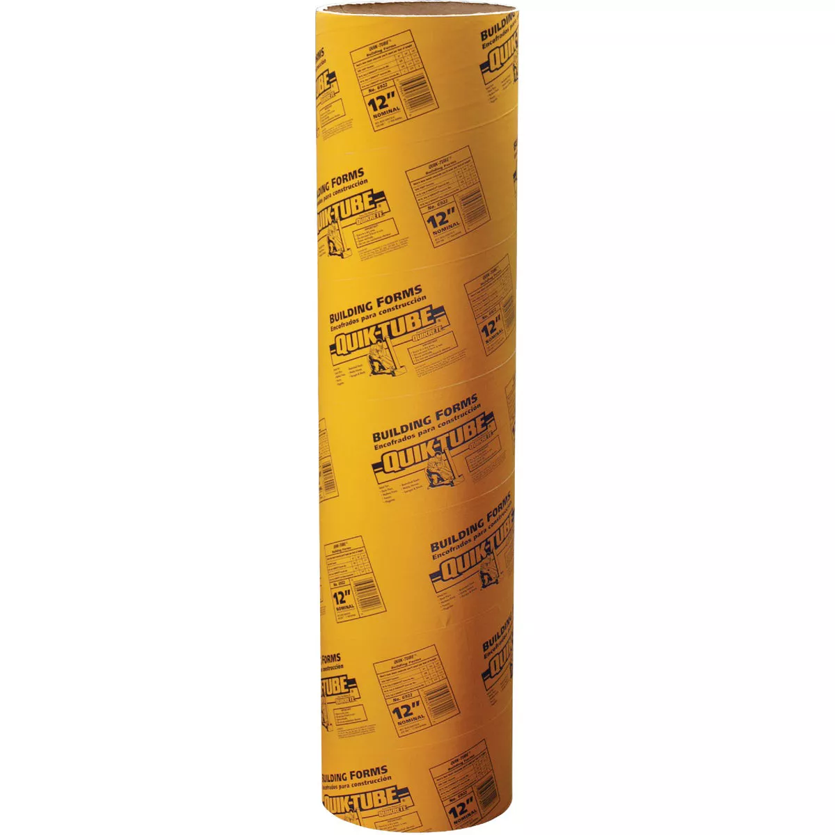 Quikrete Quik-Tube Rigid Fiber 12'' x 4' Concrete Form Tube