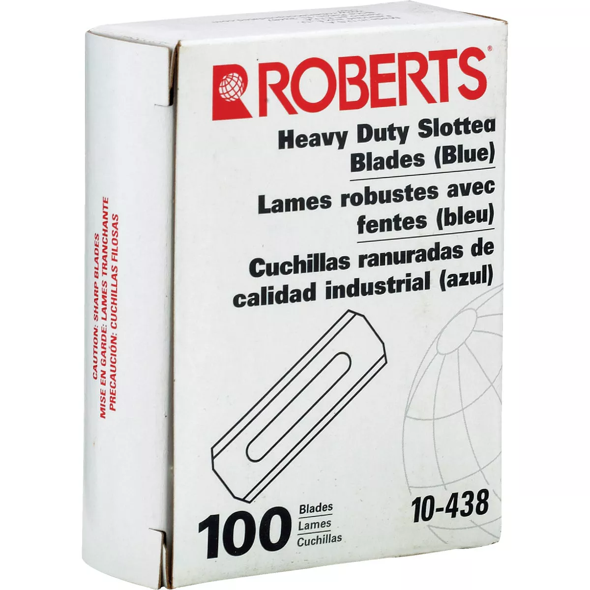 Roberts Heavy-Duty Double Edge Slotted 2-1/4 In. Carpet Knife Blade (100-Pack) - photo 3