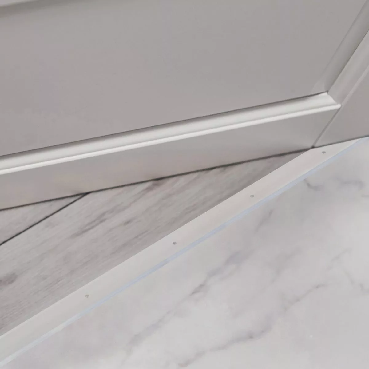 M-D Building Products 1-3/4 In. x 1/8 In. x 36 In. Silver Aluminum Flat-profile Threshold for Interior Doorways - photo 6