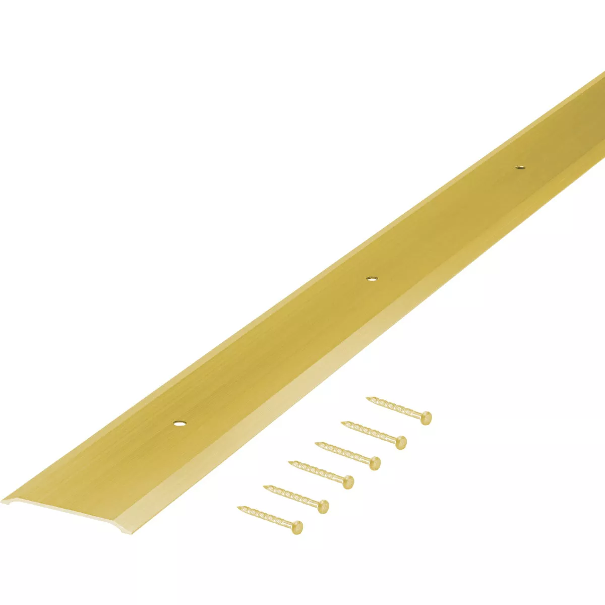 M-D Building Products 1-3/4 In. x 1/8 In. x 36 In. Gold Aluminum Flat Profile Threshold for Interior Doorways - photo 3