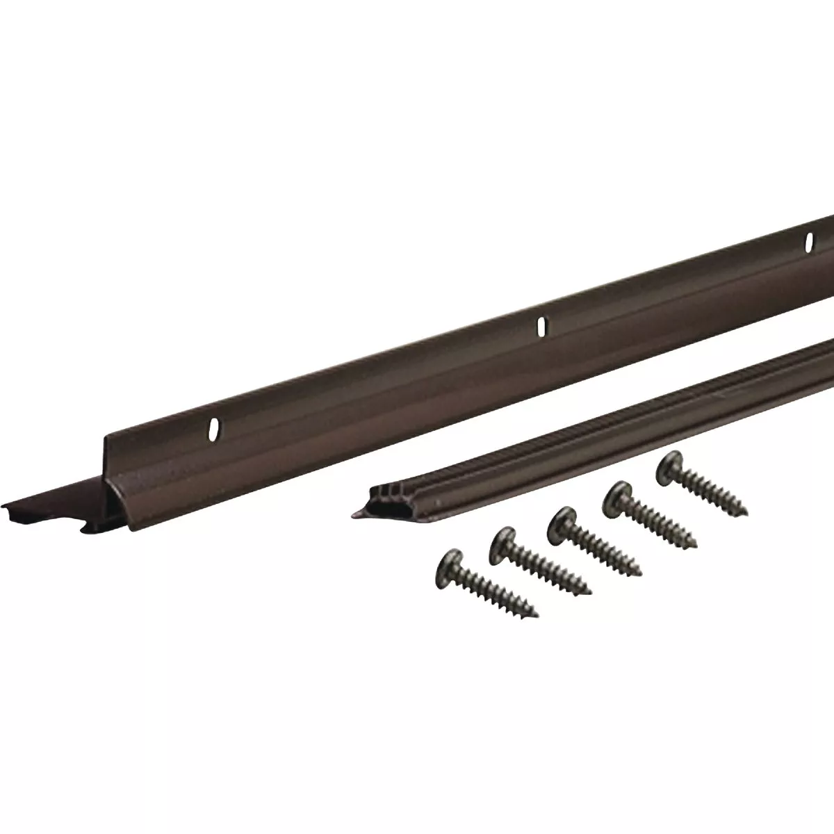 M-D Building Products 1.75 In. W. x 1.625 In. H. x 36 In. L. Aluminum Brown Door Bottom - photo 4