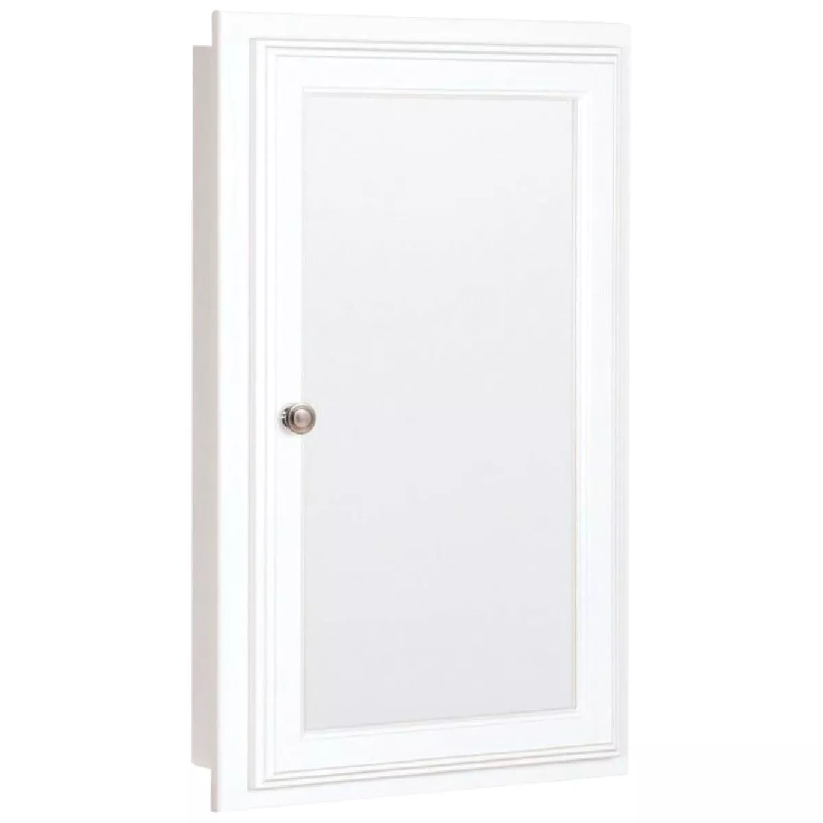 Continental Cabinets White 15.75 In. W x 25.75 In. H x 4.75 In. D Single Mirror Surface/Recess Mount Medicine Cabinet - photo 2