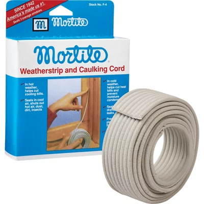 M-D 71548 90' Gray Replaceable Cord Weatherstrip