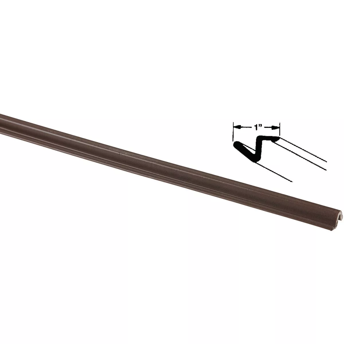 Frost King 7 Ft. 1 In. Brown Door Gasket
