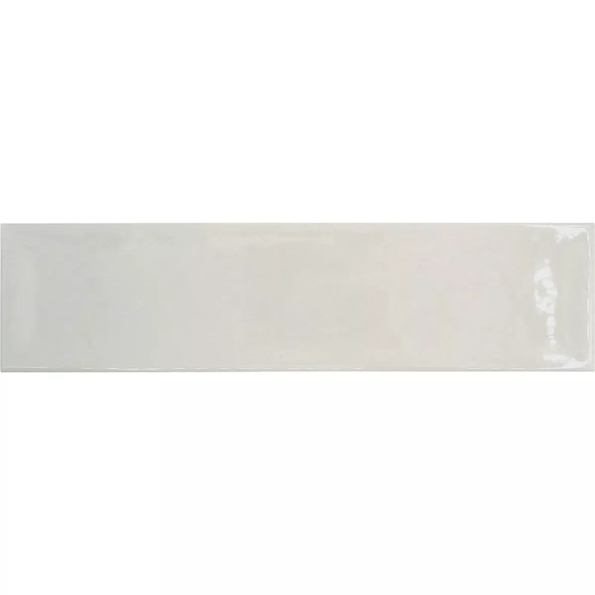Emser Raku 3 In. x 12 In. Glossy White Ceramic Wall Tile with Hand Glazed Inverted Visual (6.29 Sq. Ft./Case) - photo 2
