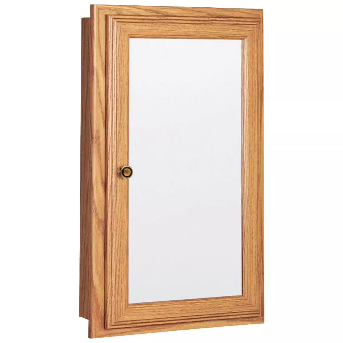 Continental Cabinets Oak 15.75 In. W x 25.75 In. H x 4.75 In. D Single Mirror Surface/Recess Mount Medicine Cabinet - photo 2
