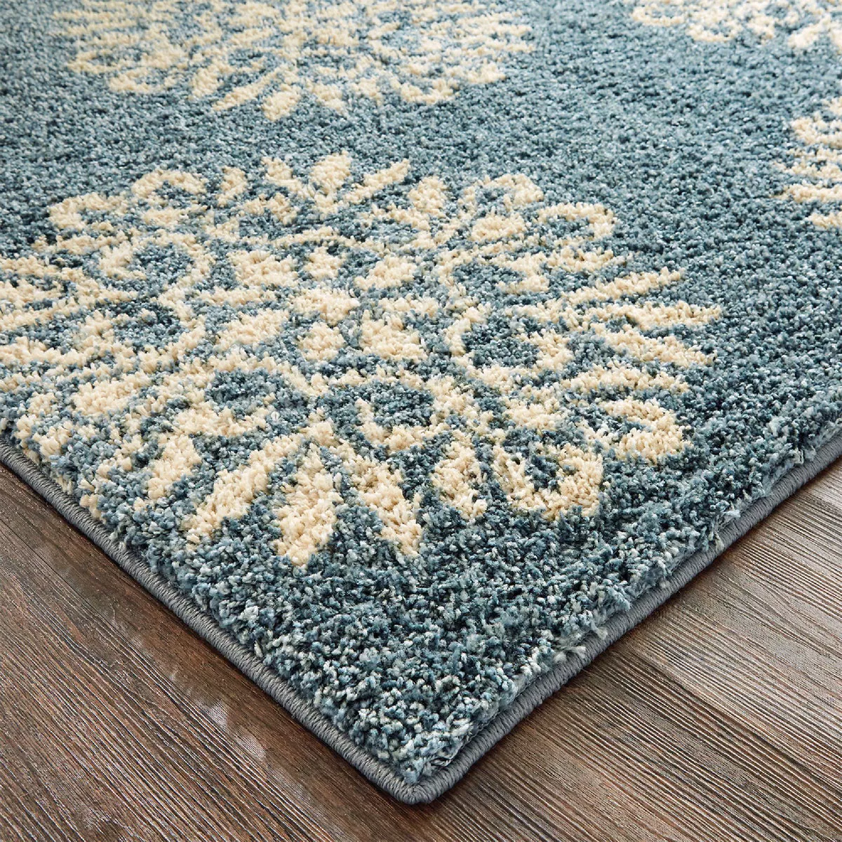 Mohawk Home Exploded Medallions Blue 2 Ft. x 8 Ft. Runner Rug - photo 3
