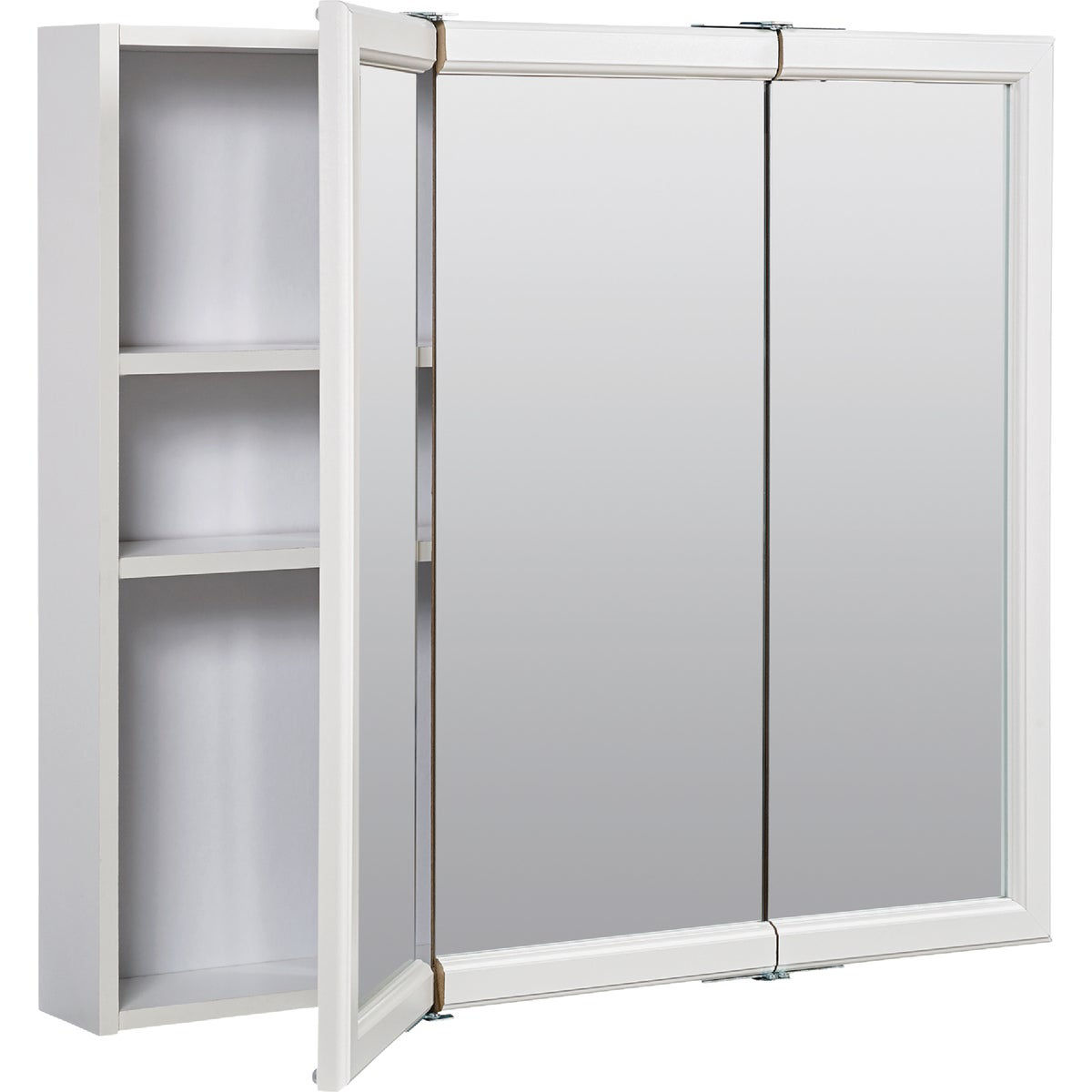 Zenith Zenna Home White 29.63 in W x 25.75 in H x 4.5 in D Tri