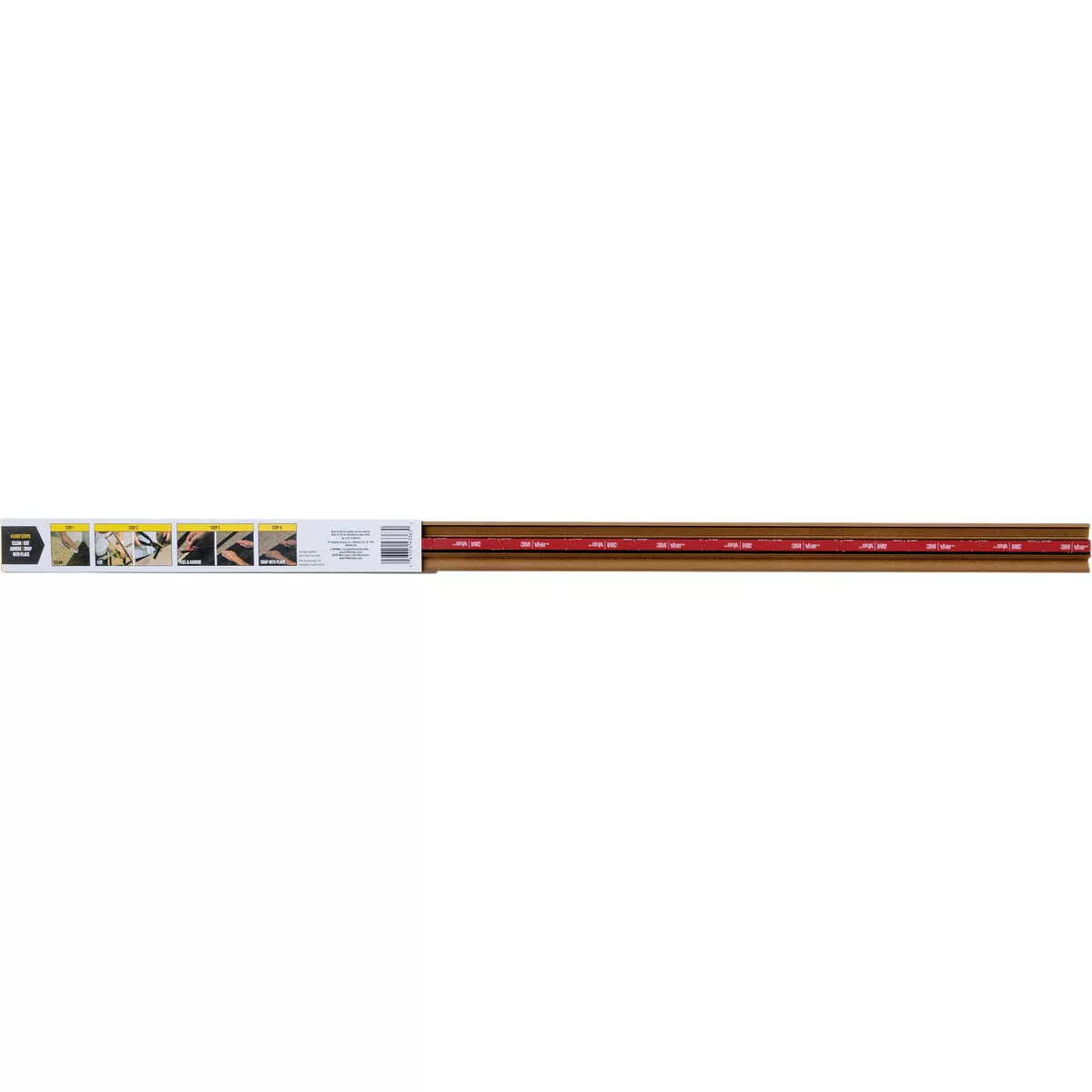 M-D Building Products 36 In. Antique Brass Aluminum Cinch Reducer with Snaptrack - photo 2