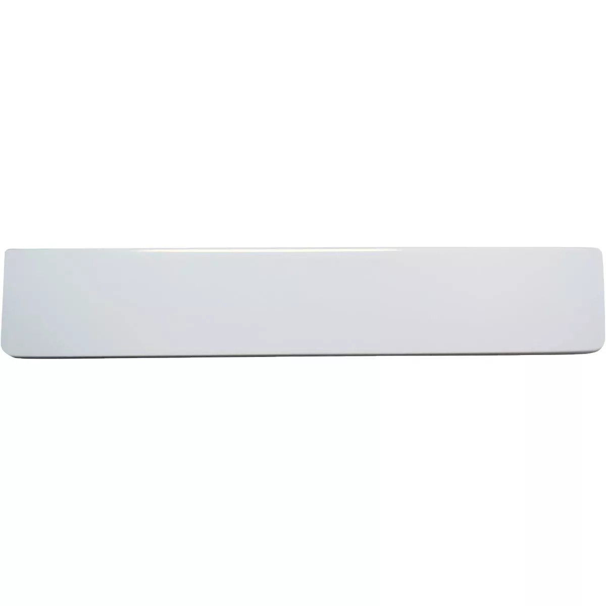 Modular Vanity Tops 3 1/2 In. H x 18 In. L Solid White Cultured Marble Side Splash, Universal - photo 2