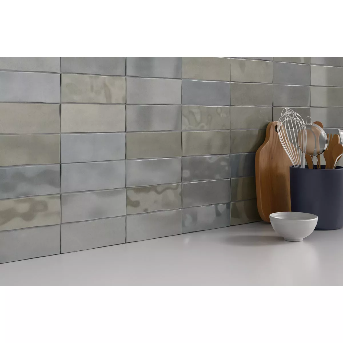 Emser Passion Gris 3 In. x 8 In. Glossy Porcelain Wall Tile (3.92 Sq. Ft. per Case) - photo 2