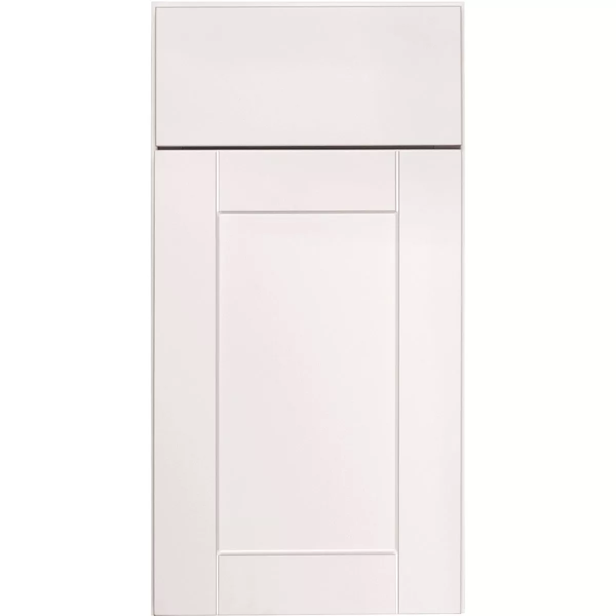 Continental Cabinets Andover Shaker 36 In. W. x 24 In. D. x 34-1/2 In. H White Thermofoil Sink Base Kitchen Cabinet - photo 2