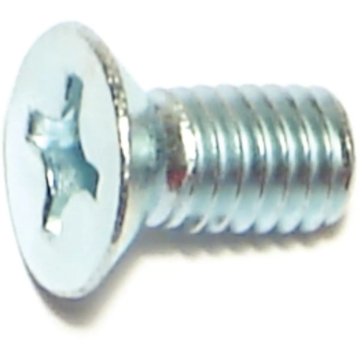 Midwest Fastener 6mm-1.0 x 12mm Zinc Plated Class 4.8 Steel Coarse Thread Phillips Flat Head Machine Screws