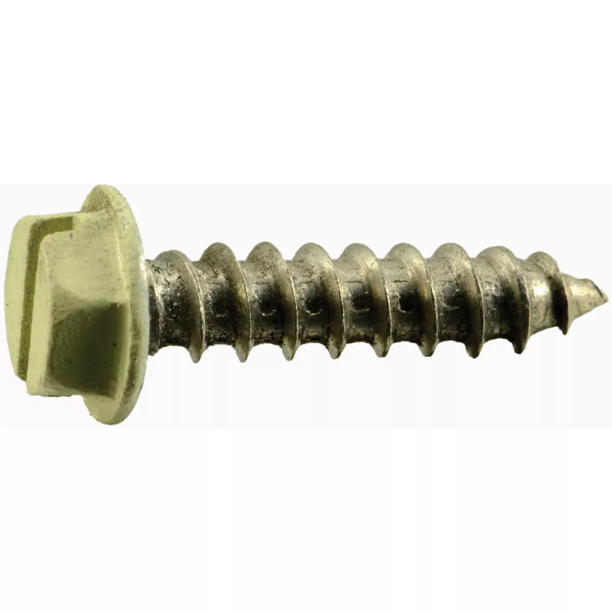Midwest Fastener #8 x 3/4 In. Beige Painted 18-8 Stainless Steel Hex Washer Head Sheet Metal Screws (1 Ct.)-