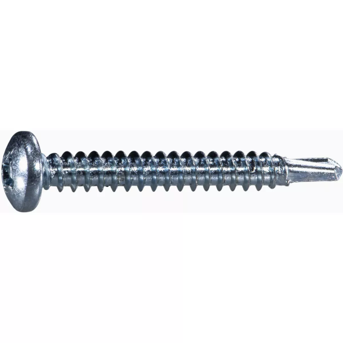 Midwest Fastener #10-16 x 1-1/2 In. Zinc Plated Steel Phillips Pan Head Self-Drilling Screws