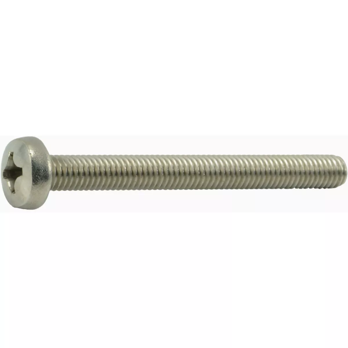 Midwest Fastener 6mm-1.0 x 60mm A2 Stainless Steel Coarse Thread Phillips Pan Head Machine Screws (6 Ct.)-