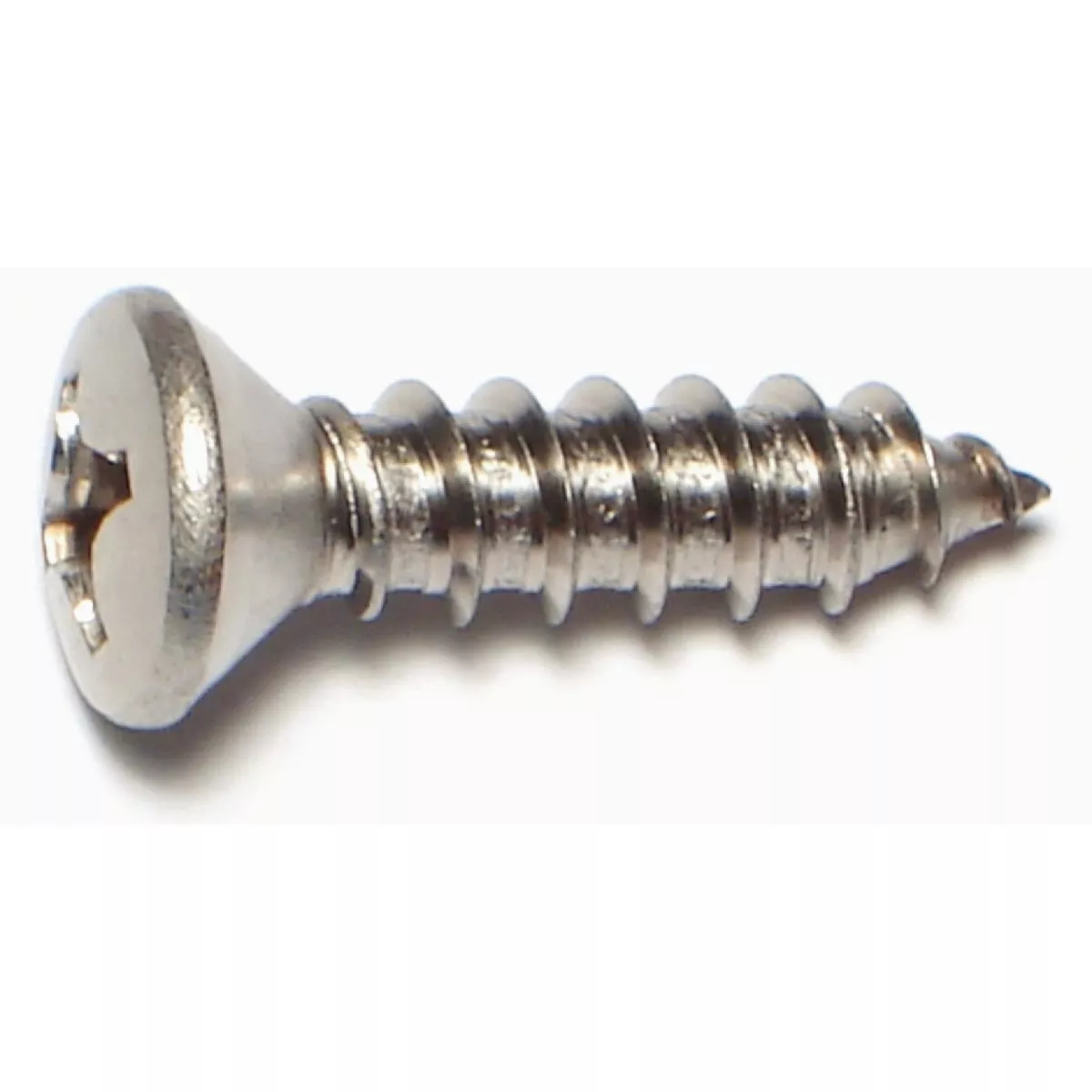 Midwest Fastener #14 x 1 In. 18-8 Stainless Steel Phillips Oval Head Sheet Metal Screws (1 Ct.)