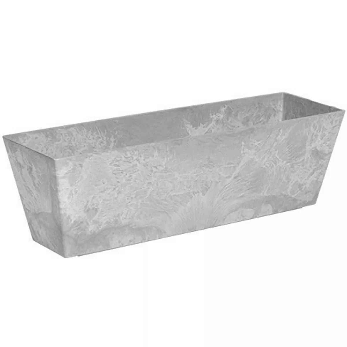Novelty ArtStone 21.5 In. L. Gray Resin Flowerbox